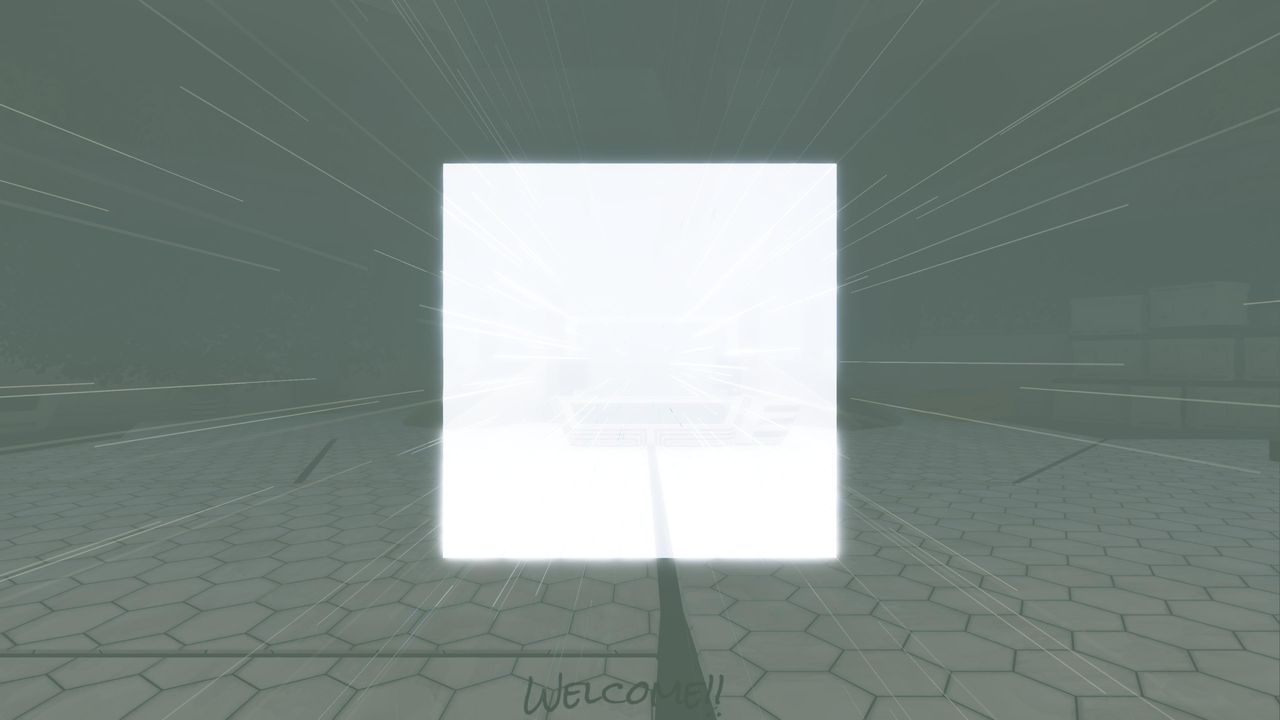 Desert exterior of the sealed dome